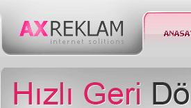 Reklam sitesi tasar�m�